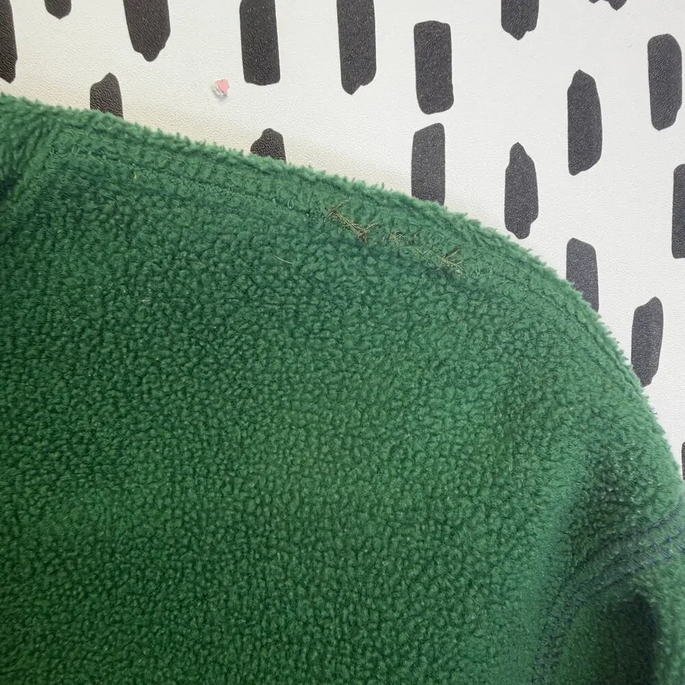 2002 y2k Old Navy kids Green Hoodie fleece size 8